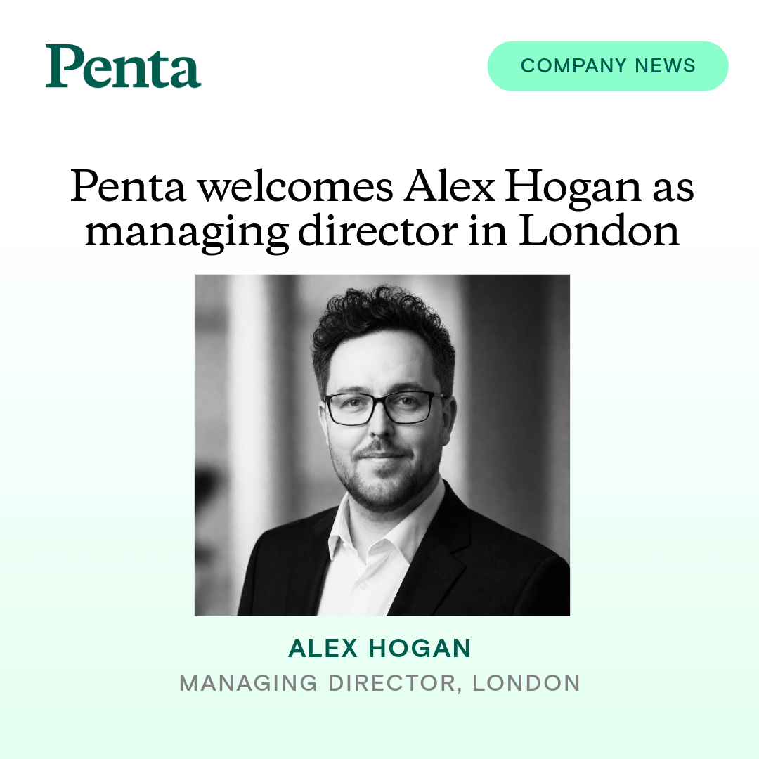 Penta Group Appoints Alex Hogan as Managing Director to Deepen Financial Services Capabilities Globally