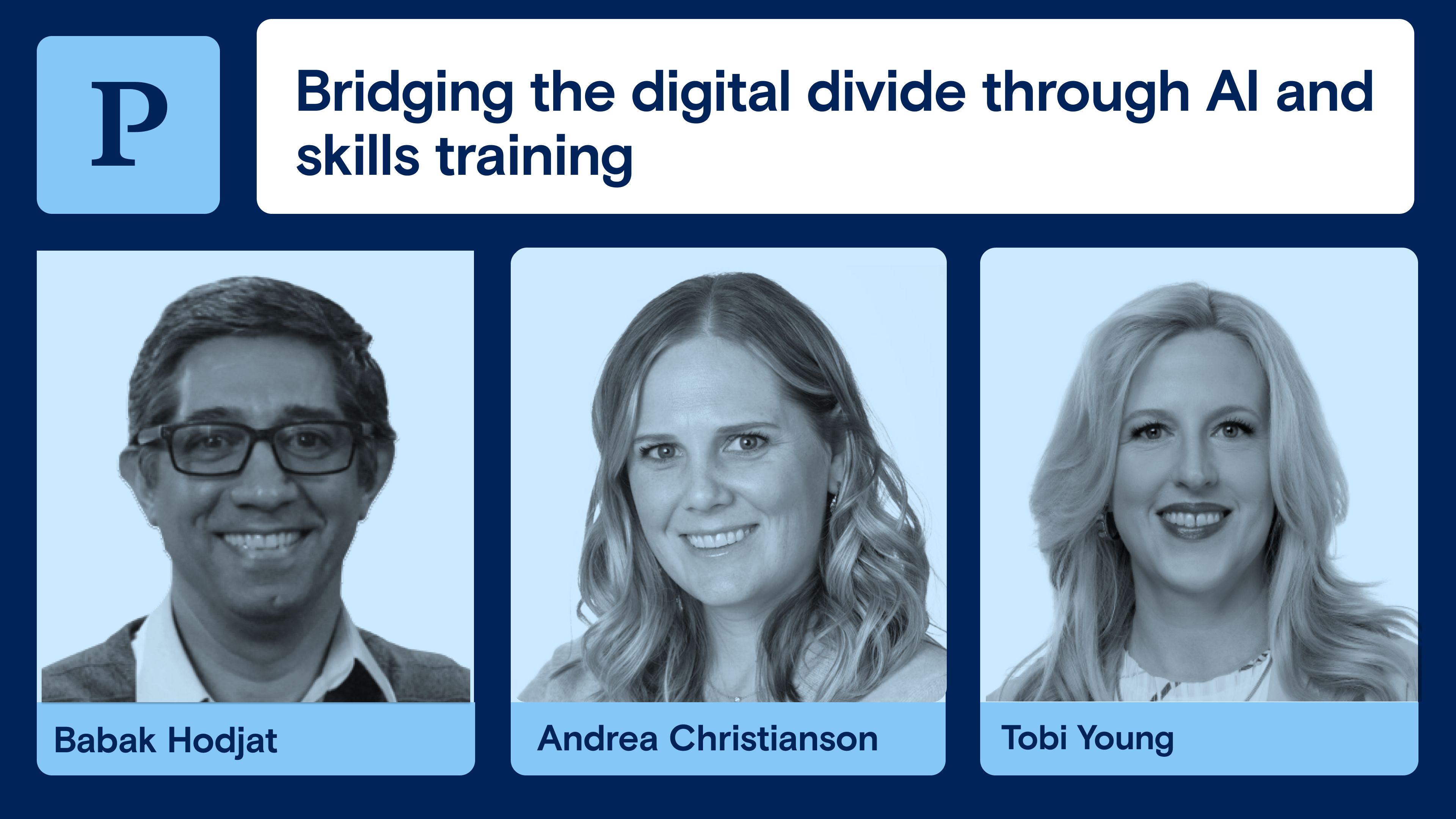 Bridging the digital divide through AI and skills training