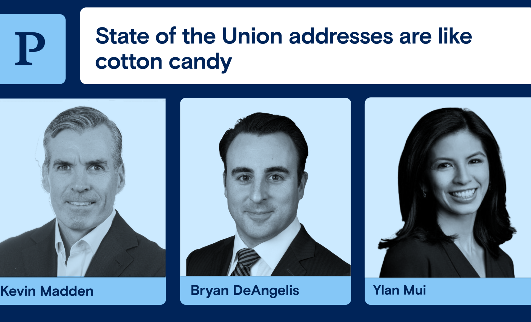 Exploring President Biden's impactful State of the Union address in this podcast episode with Kevin Madden, Bryan DeAngelis, and Ylan Mui